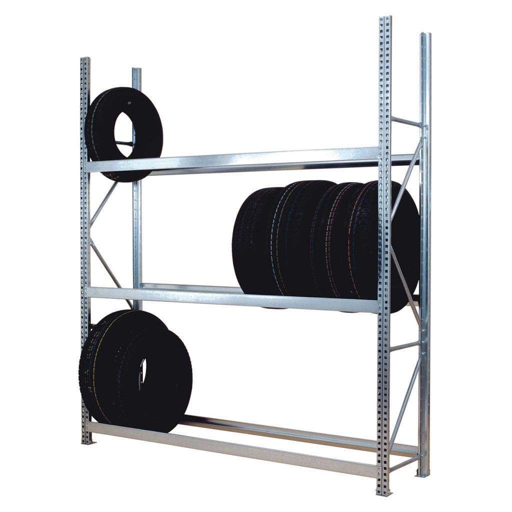 Midispan Galvanised Tyre Racking