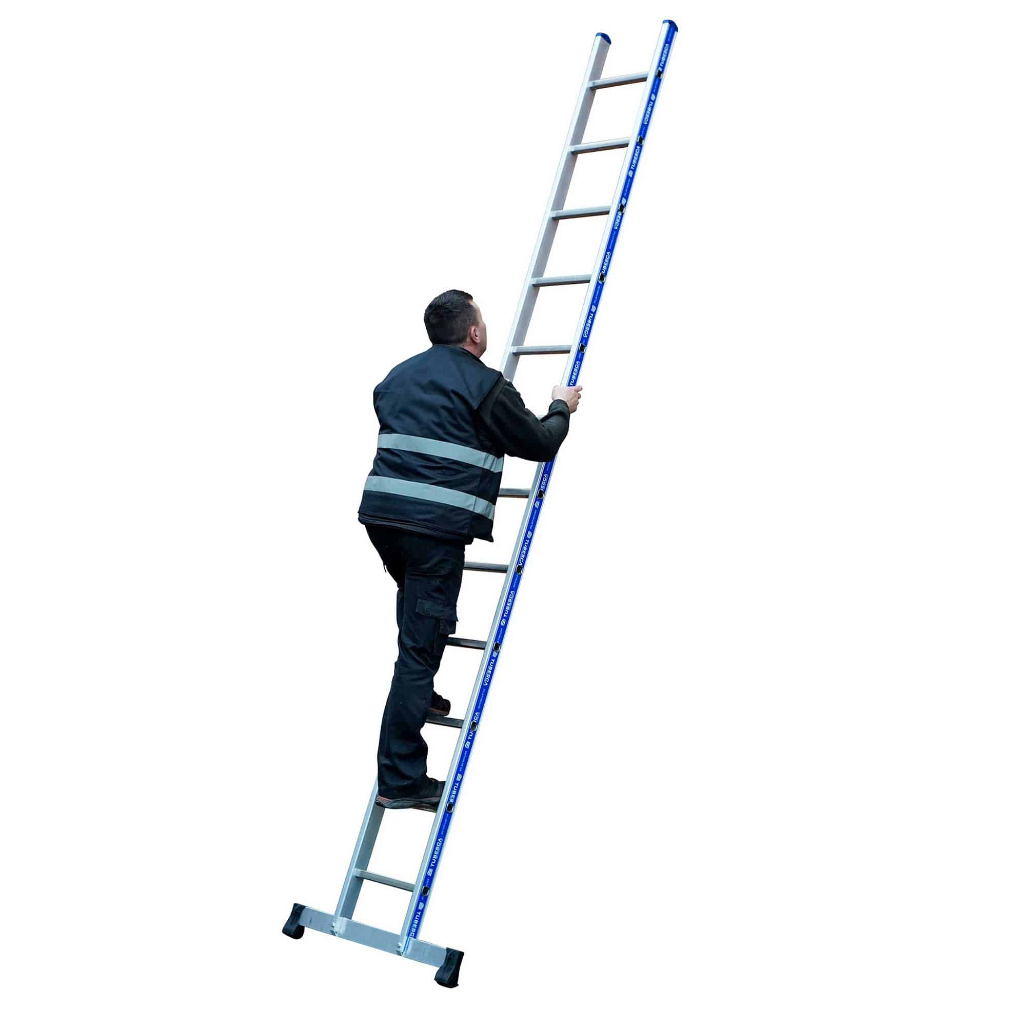 Heavy Duty Single Section Aluminium Ladders Storage N Stuff