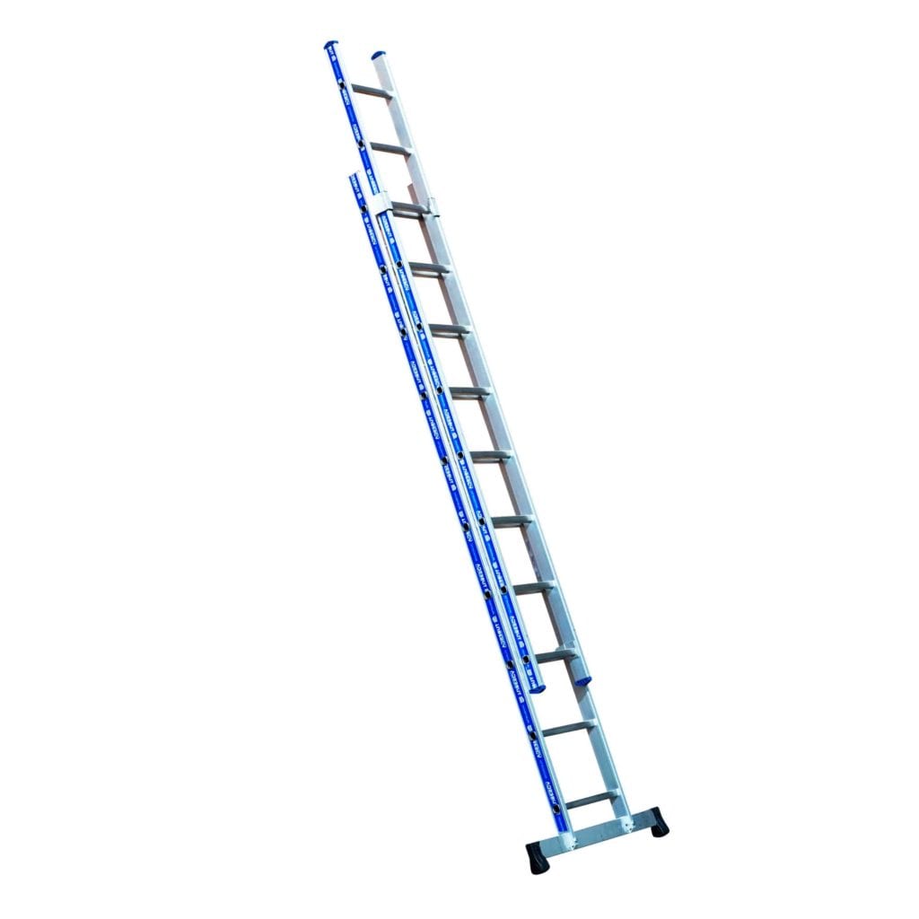 Heavy Duty Double Section Aluminium Ladders Storage N Stuff