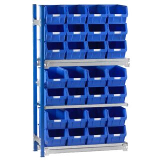 Toprax Shelving Extension Bay with 28 TC5 Bins